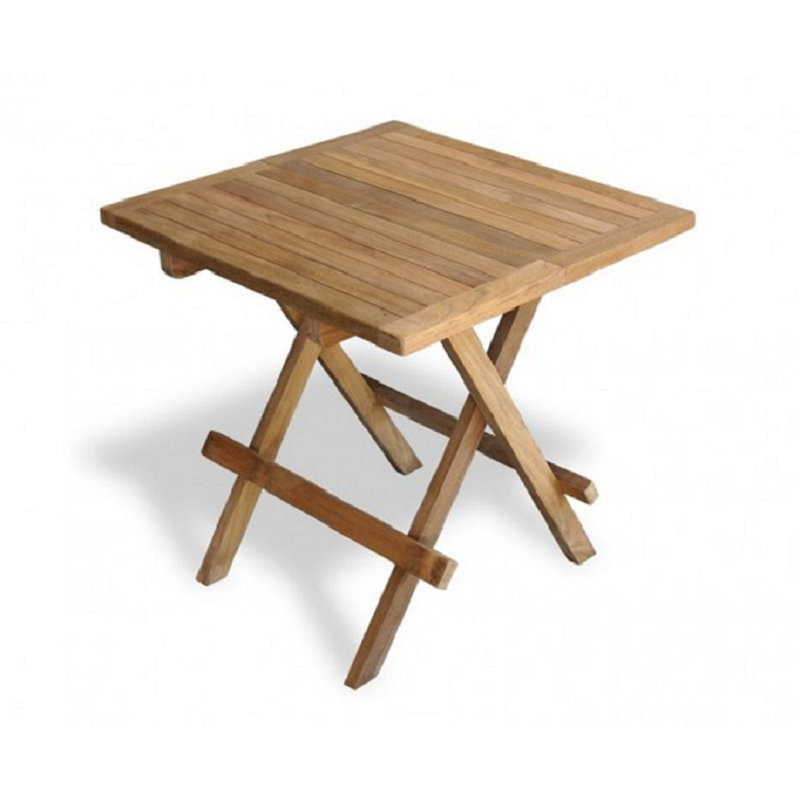 Sol 72 Outdoor Malt Folding Teak Side Table Wayfair.co.uk